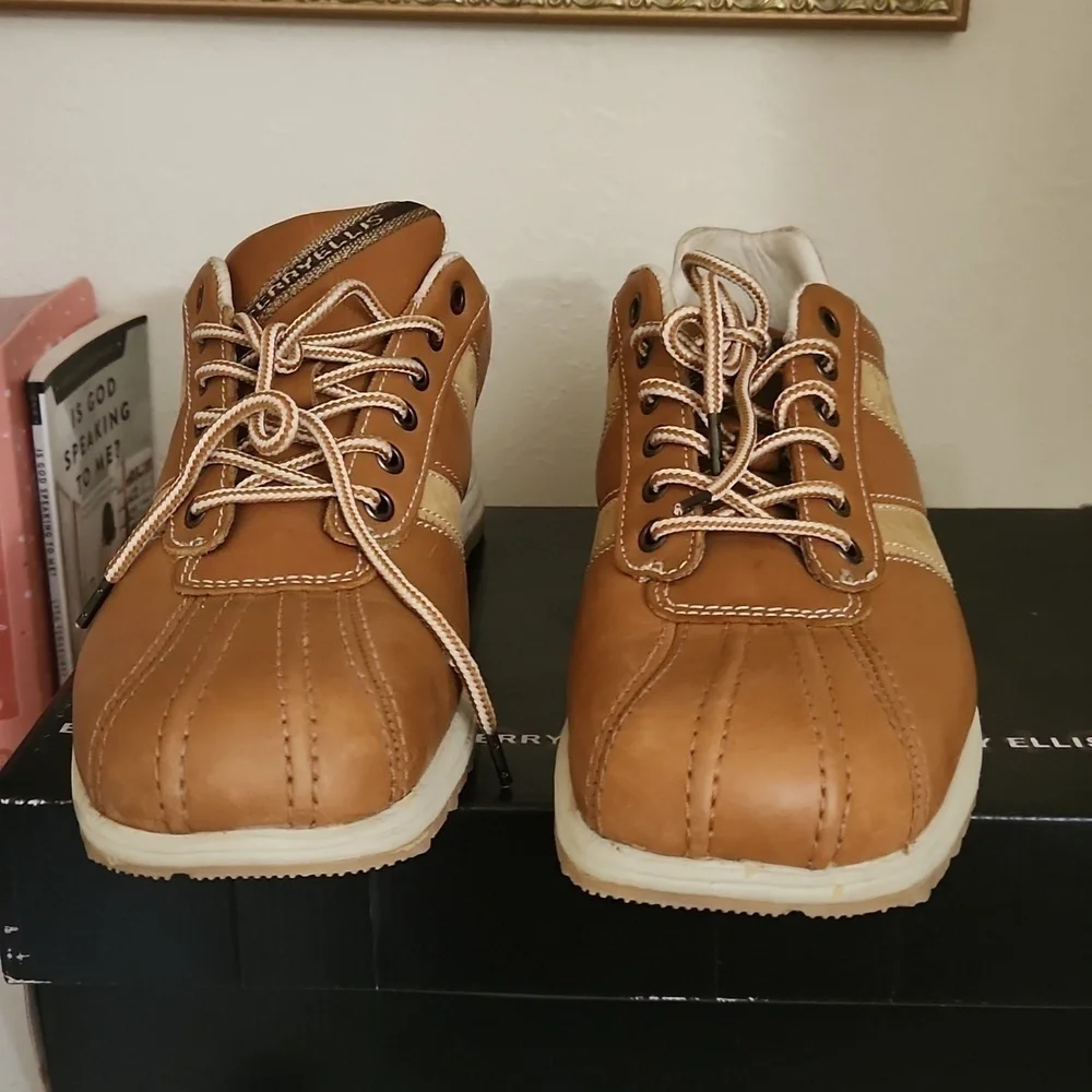 Perry Ellis Chaser Shoes Boys 6 1/2 Ladies 8 Contemporary Party Church School - Picture 3 of 11